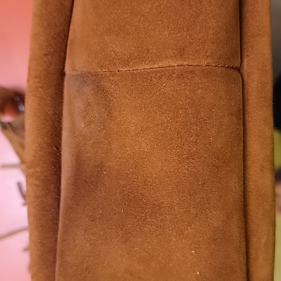 Minnetonka Brown Suede Fringed Shoulder Bag - Picture 8 of 8